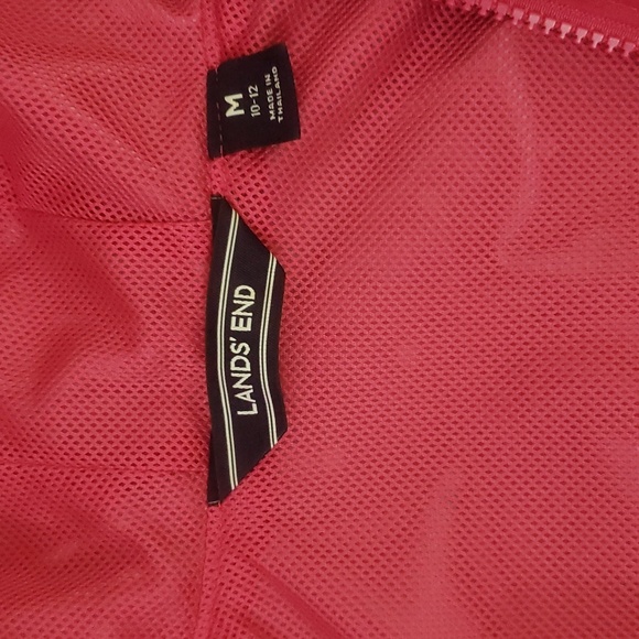 Girl lands end raincoat windbreaker jacket - Picture 2 of 2